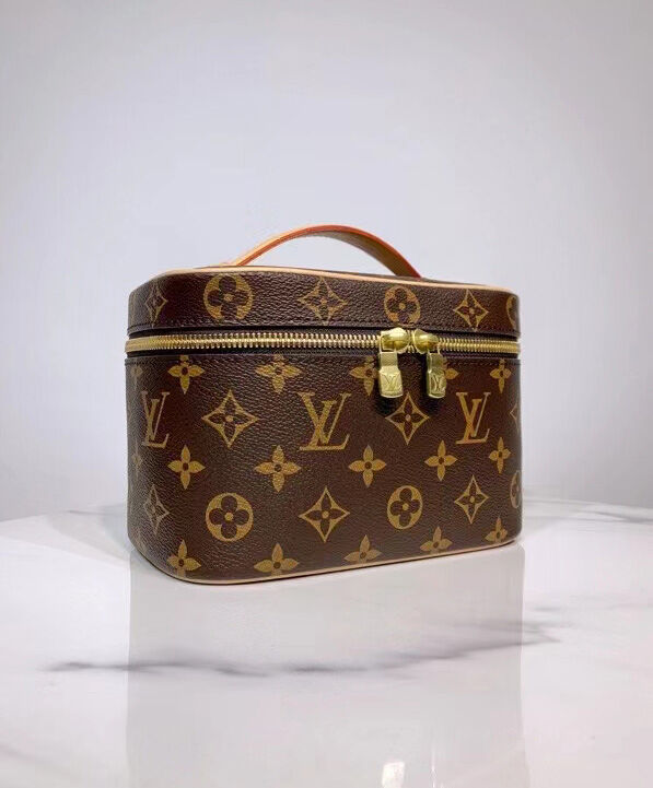 Louis Vuitton NICE mini cosmetic bag Brown